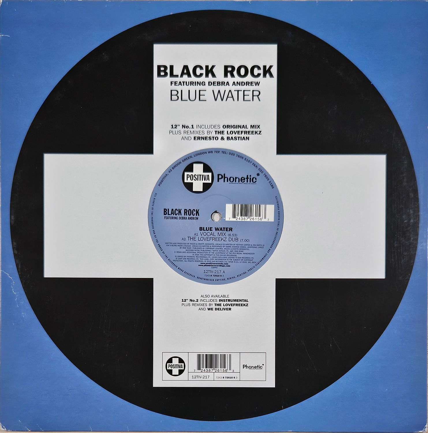 BLACK ROCK feat. DEBRA ANDREW – BLUE WATER (No.1) BLACK ROCK feat. DEBRA ANDREW – BLUE WATER (No.1)