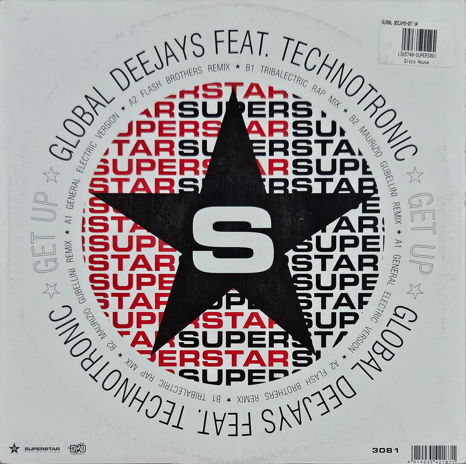 GLOBAL DEEJAYS FEAT. TECHNOTRONIC – GET UP GLOBAL DEEJAYS FEAT. TECHNOTRONIC – GET UP