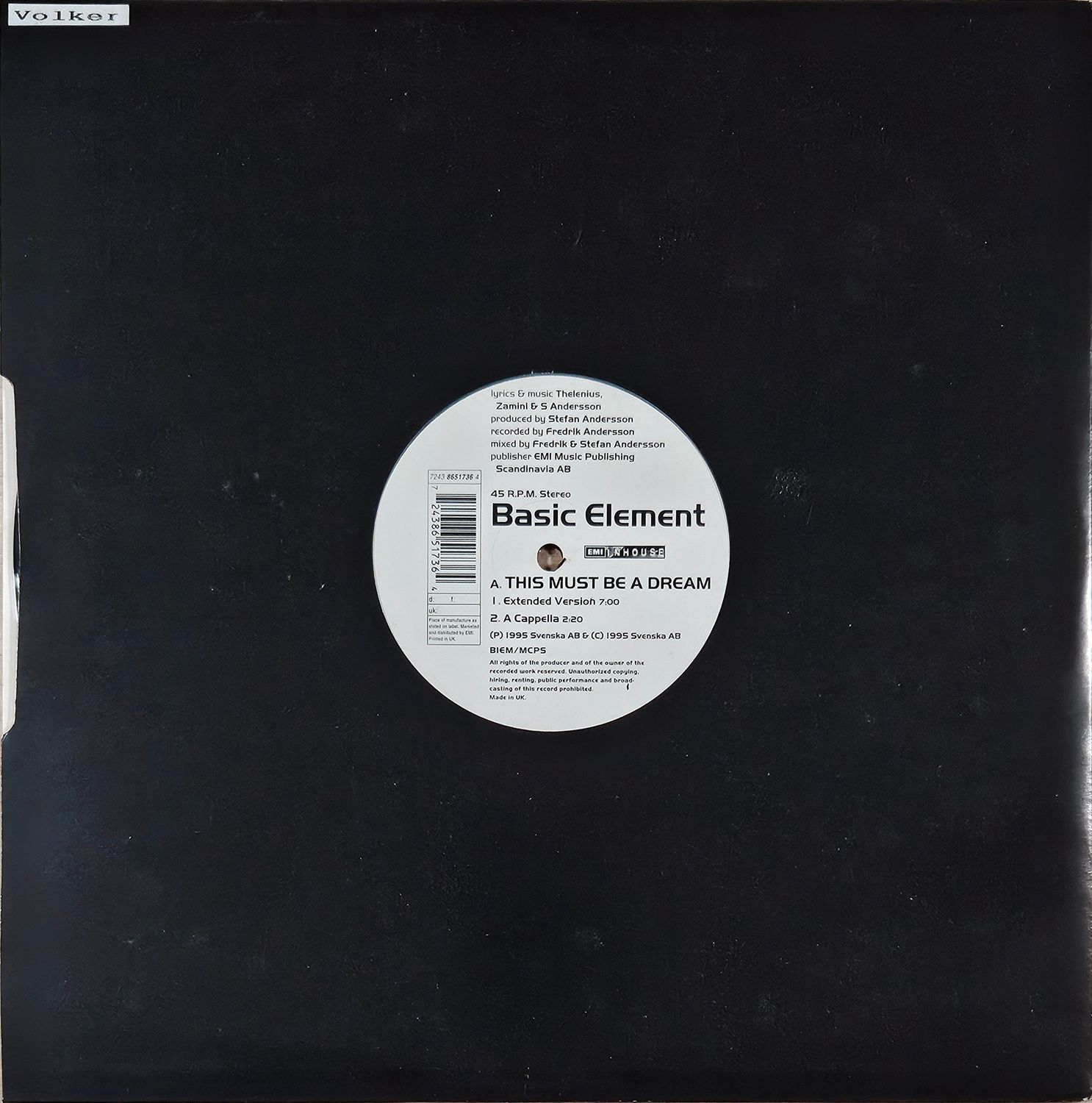 BASIC ELEMENT – THIS MUST BE A DREAM