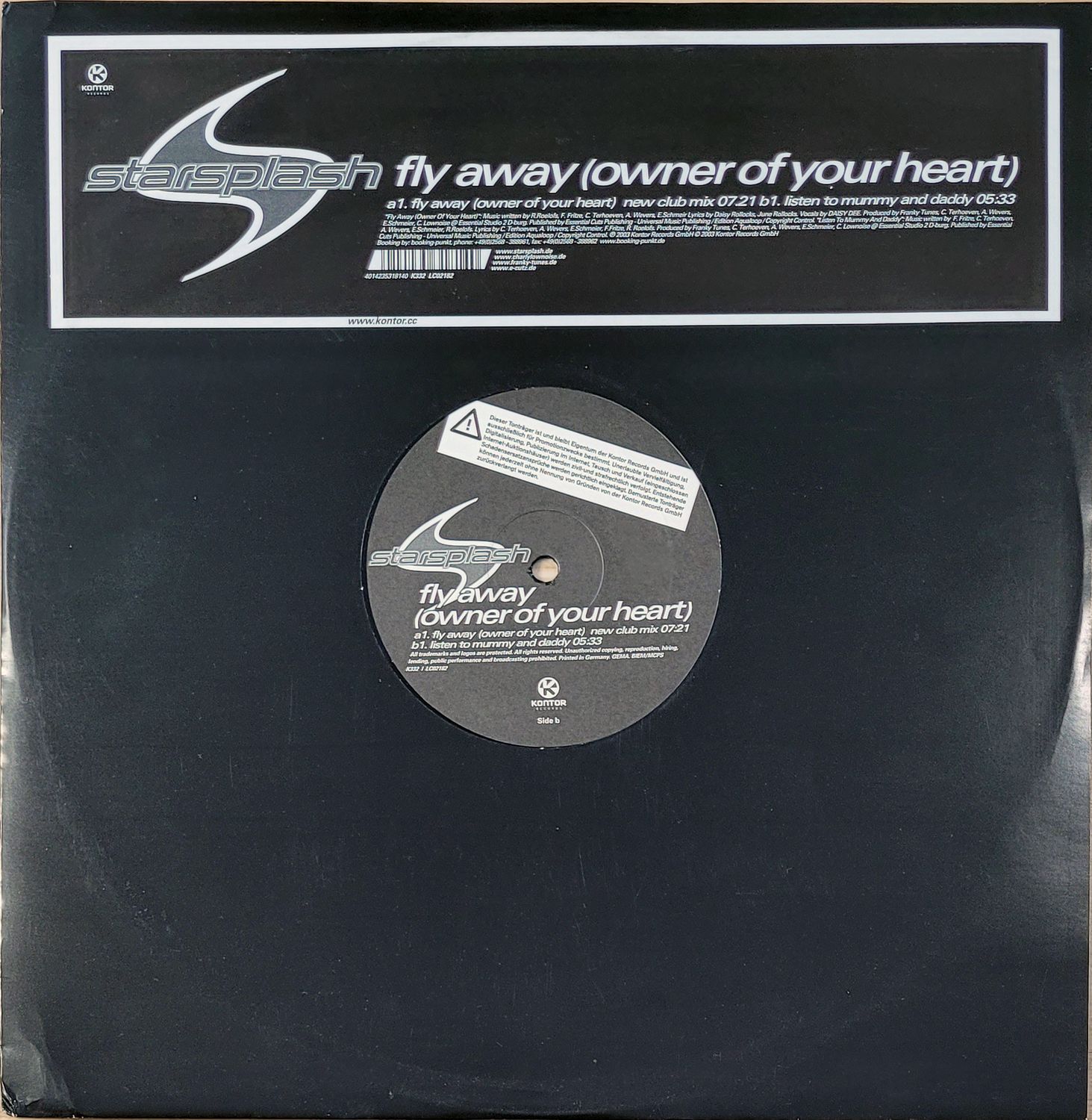 STARSPLASH feat. DAISY DEE – FLY AWAY (OWNER OF YOUR HEART)