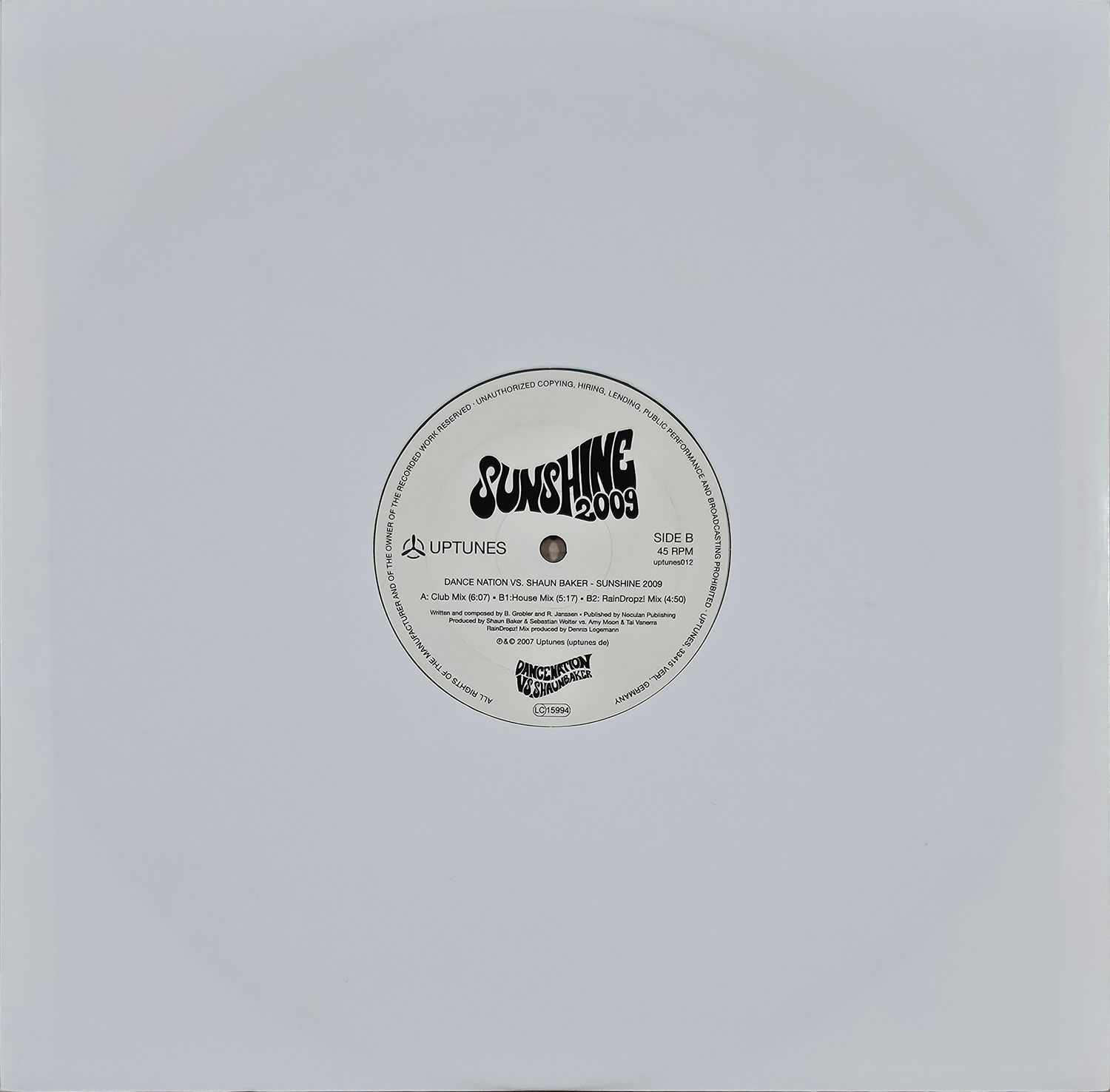 DANCE NATION vs. SHAUN BAKER – SUNSHINE 2009 DANCE NATION vs. SHAUN BAKER – SUNSHINE 2009