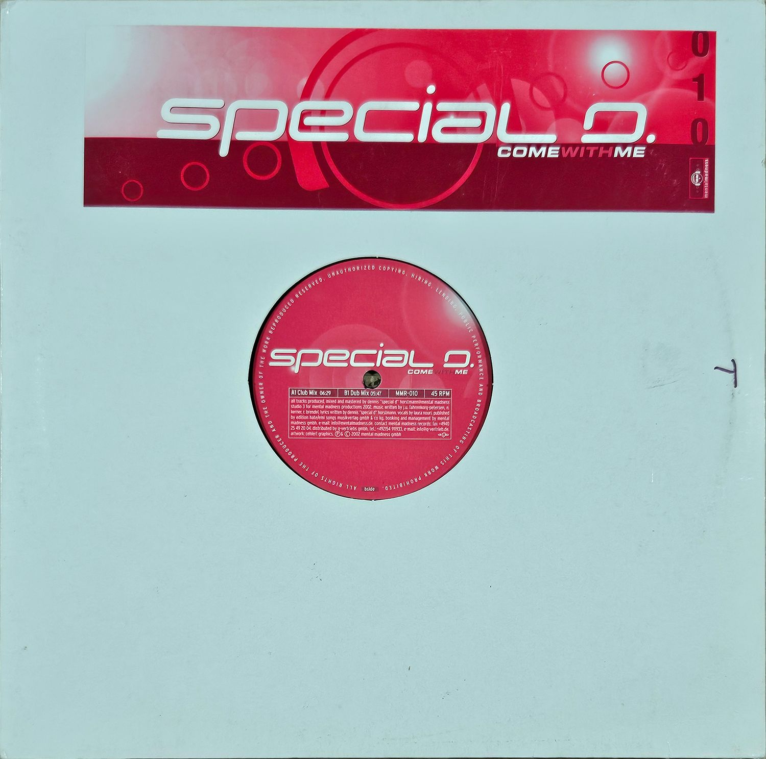 SPECIAL D. – COME WITH ME SPECIAL D. – COME WITH ME