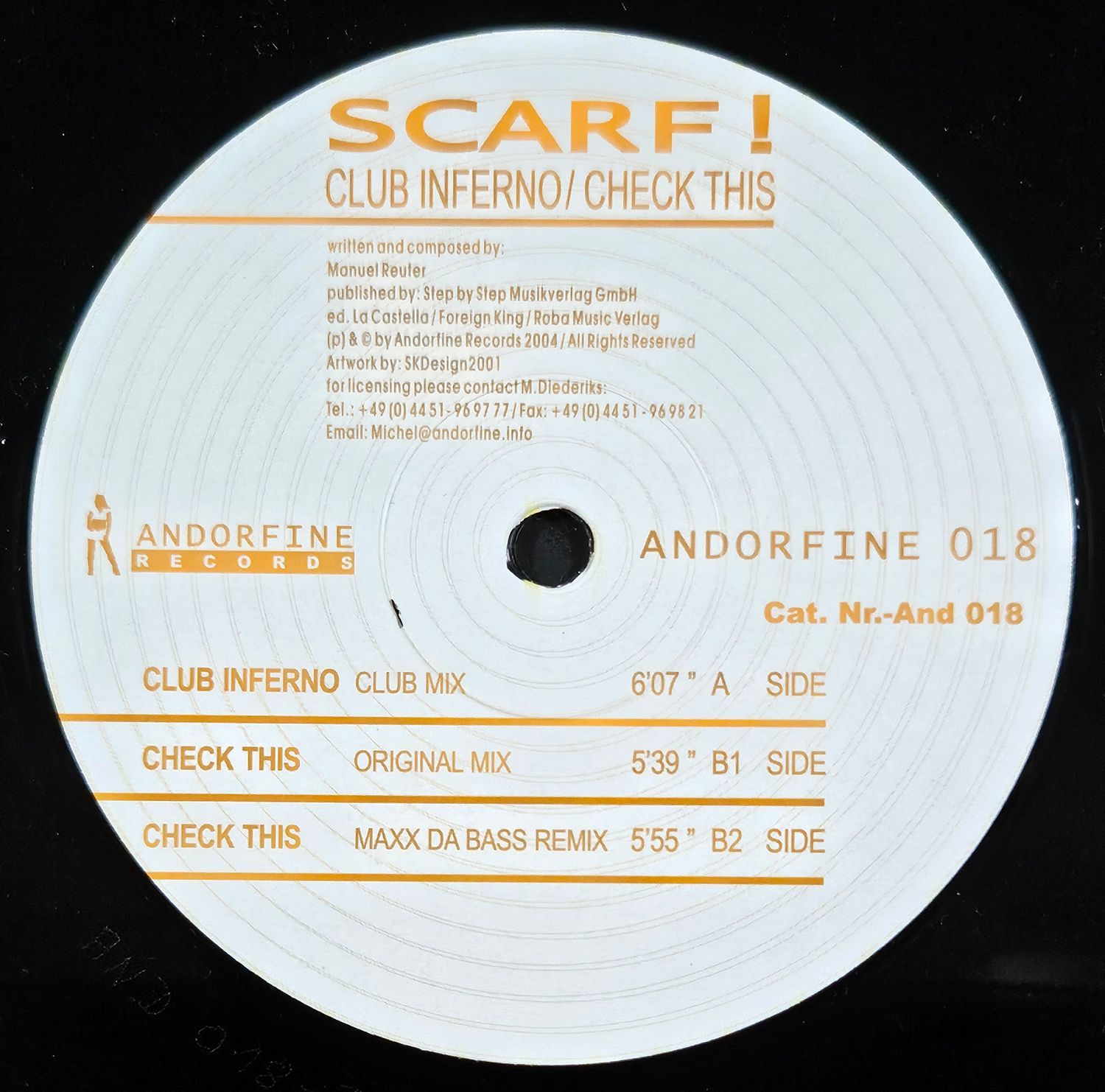 SCARF! – CLUB INFERNO