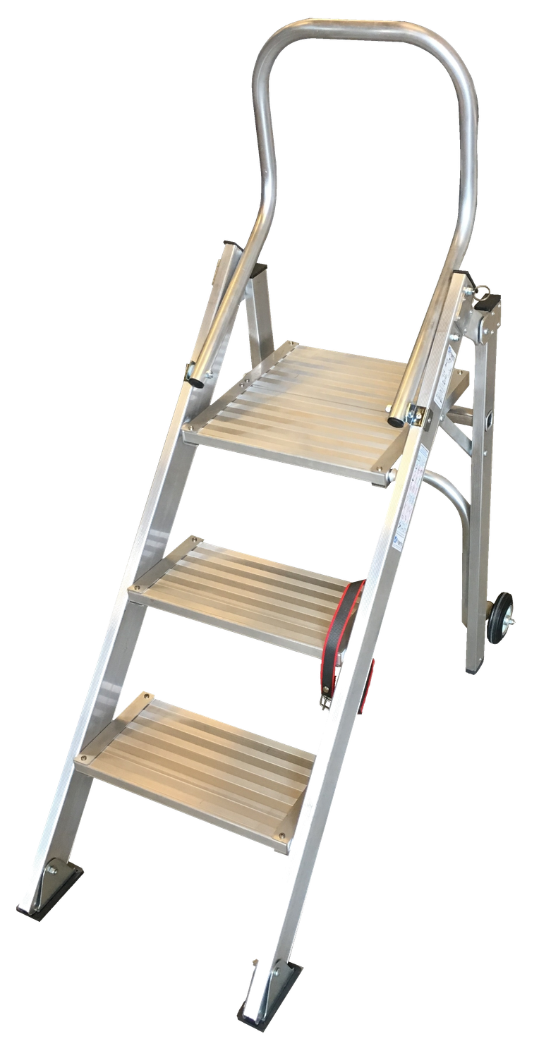 Escabeau-plate-forme de travail 3 marches WZ