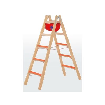 Escabeaux doubles en bois 2x7 marches Escabeaux doubles en bois 2x7 marches