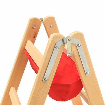 Escabeaux doubles en bois 2x4 marches