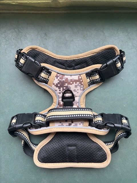 Adjustable Dog Harness - Camouflage Brown