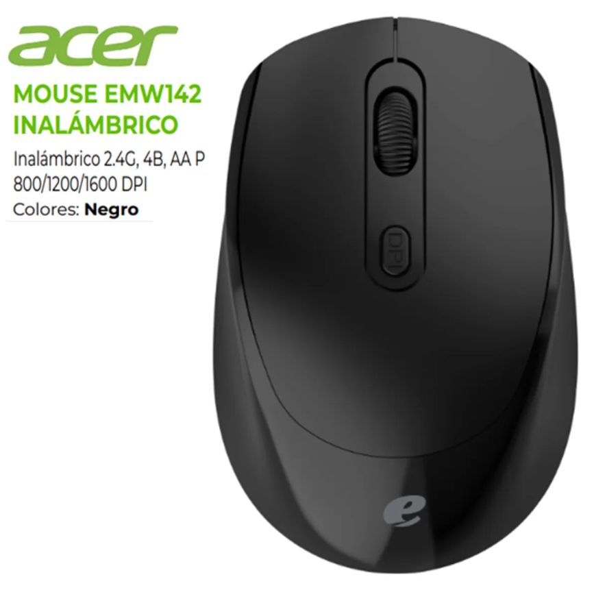 Mouse Inalambrico EMW142 2.4GHZ ACER