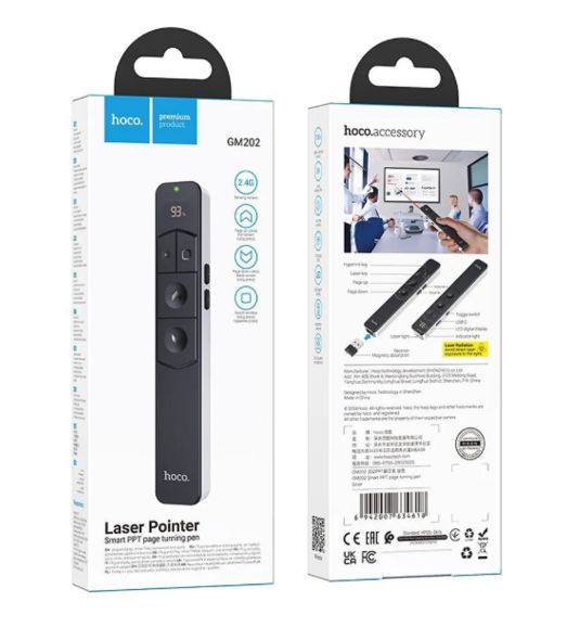 Puntero Laser HOCO GM202 Presentador de Diapositivas