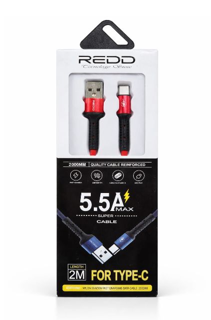 CABLE ROMAX CARGA RAPIDA - TIPO C A USB - 5.5 AMP