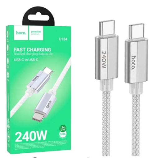 Cable Tipo-C a Tipo-C 240w HOCO U134 Primero Gray