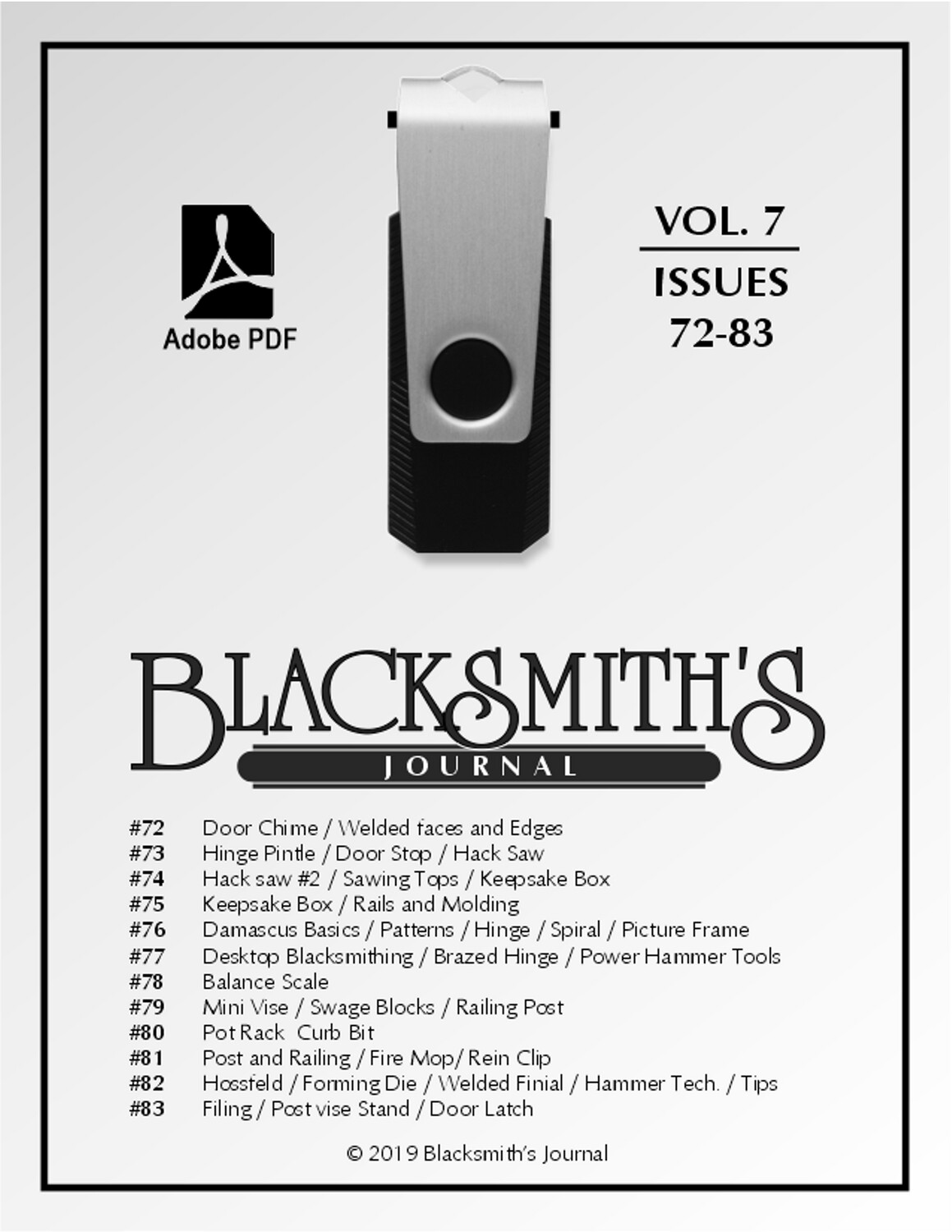 USB Flash Drive - Blacksmith's Journal Vol. 07