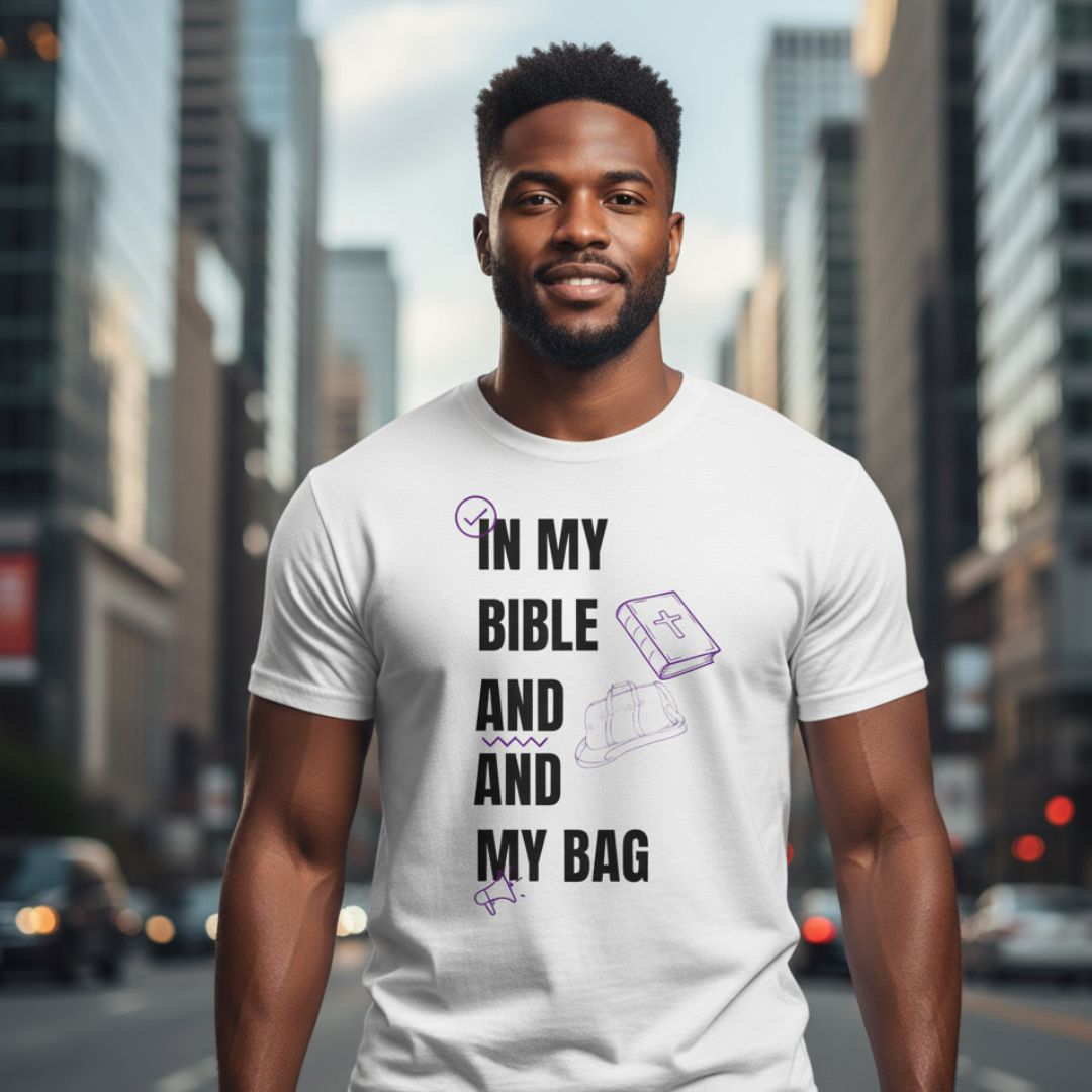 In My Bible and My Bag Unisex Graphic Tee