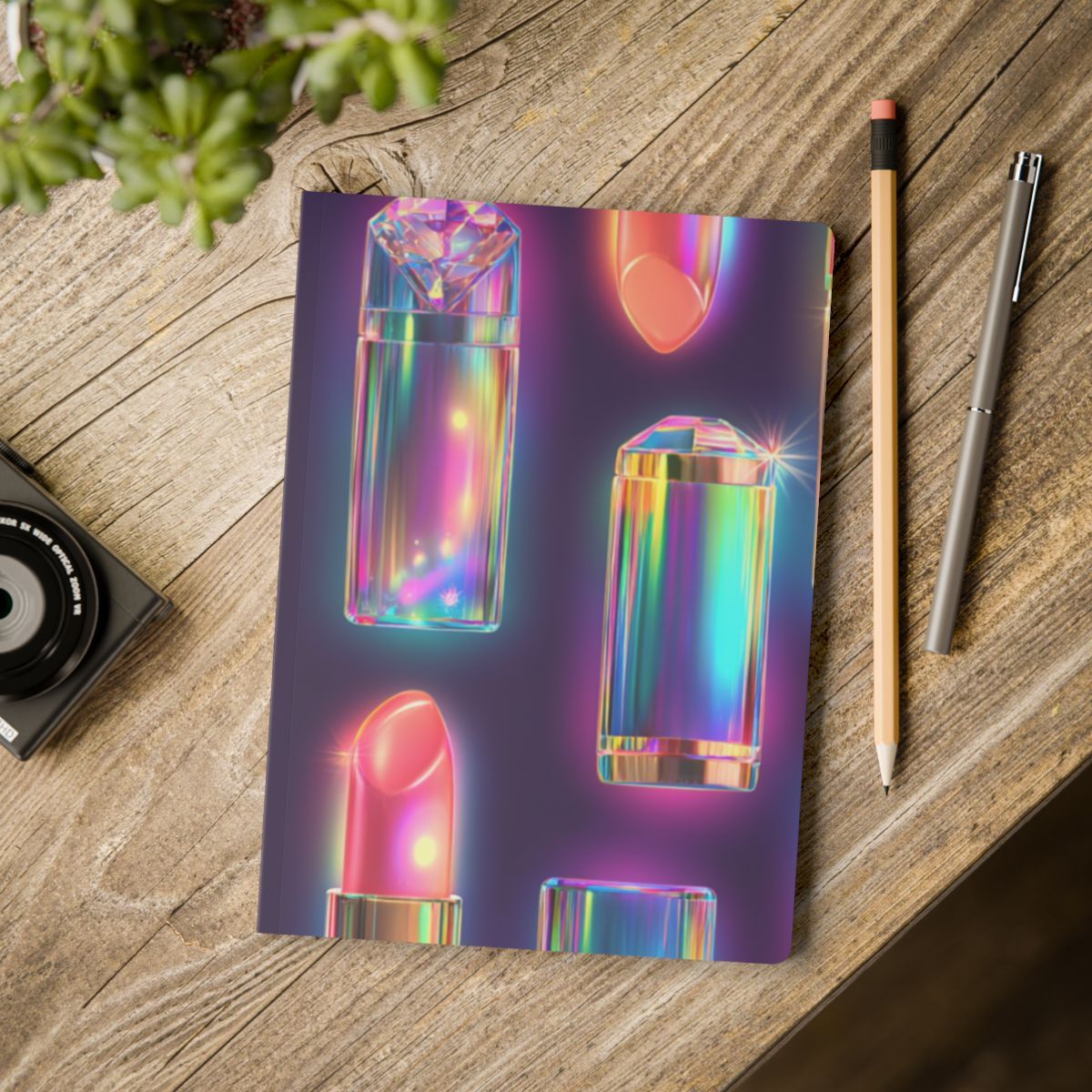 Rock &amp; Rizz Treasures Lipstick Softcover Classic Journal