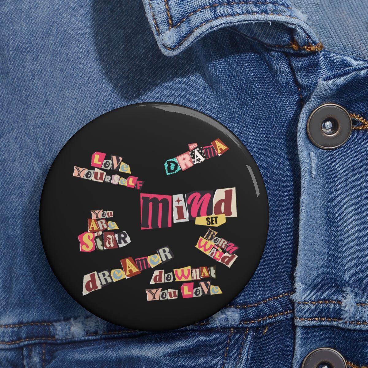 Rock &amp; Rizz Treasures Dreamer Pin Button