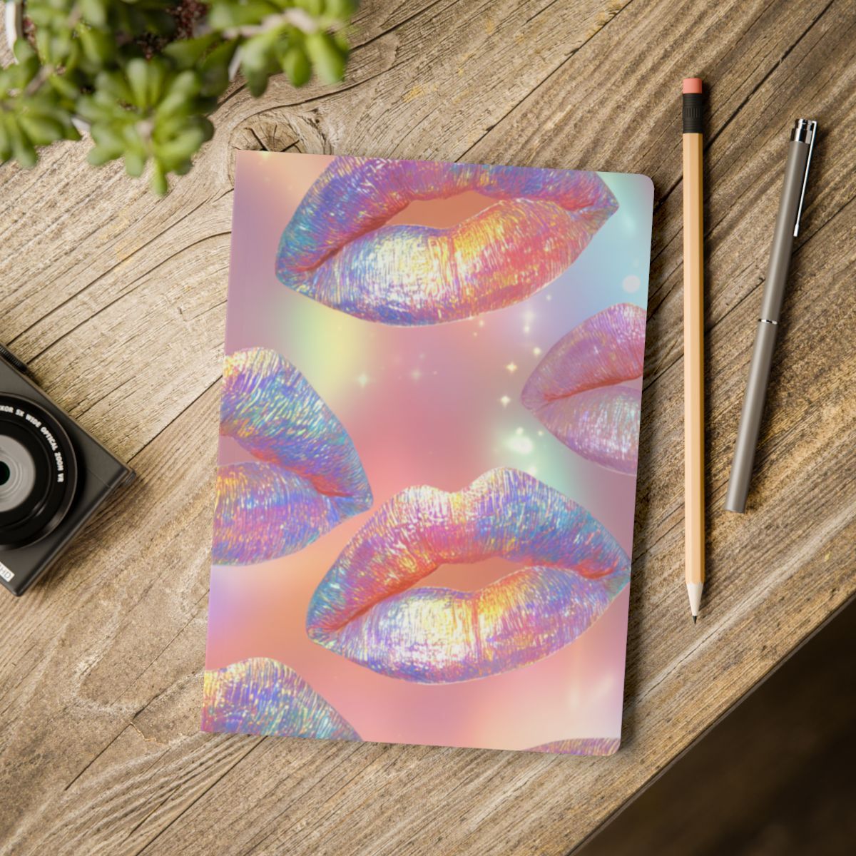 Rock &amp; Rizz Treasures Lips Softcover Classic Journal