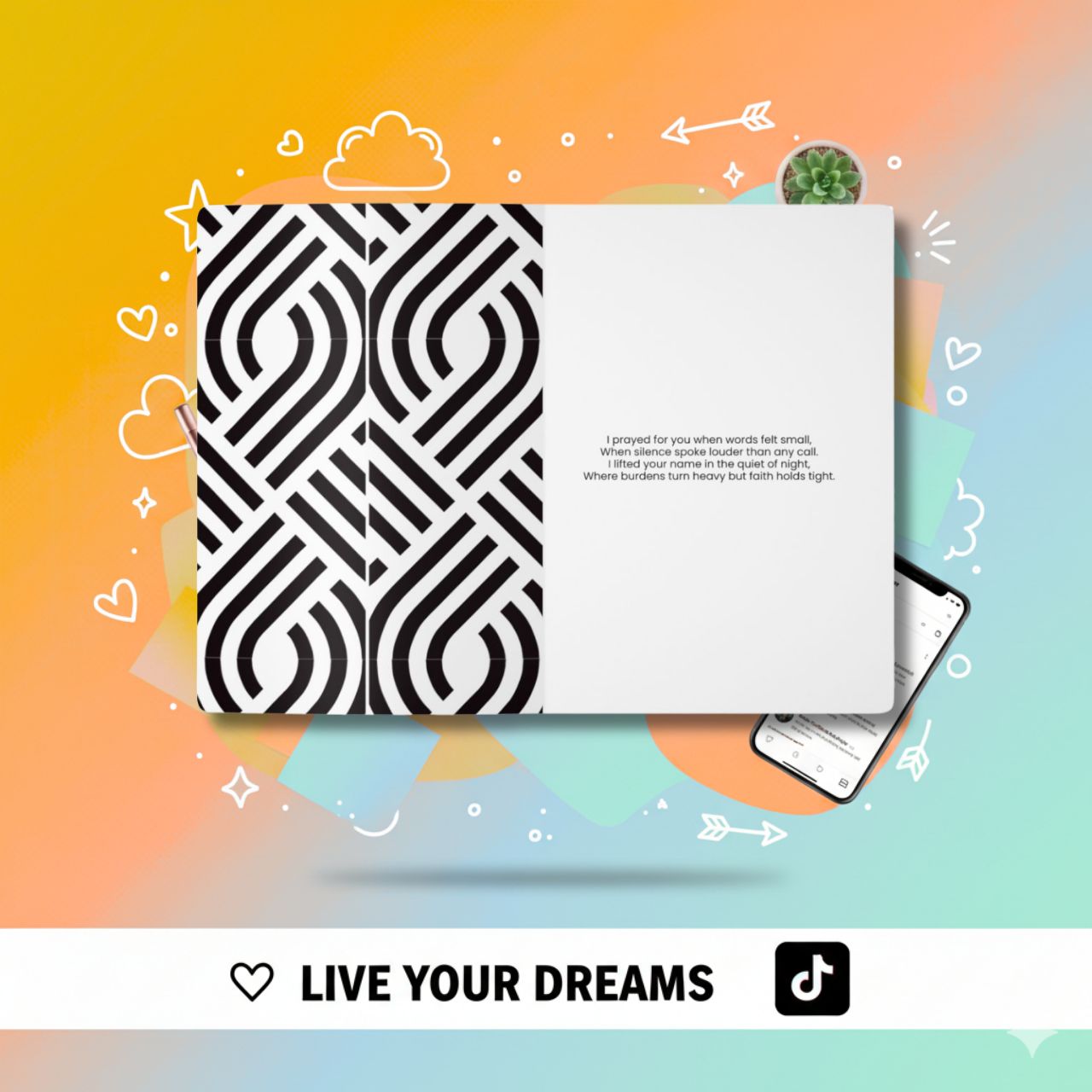 Rock &amp; Rizz Treasures “Prayer Journey” Companion Journal