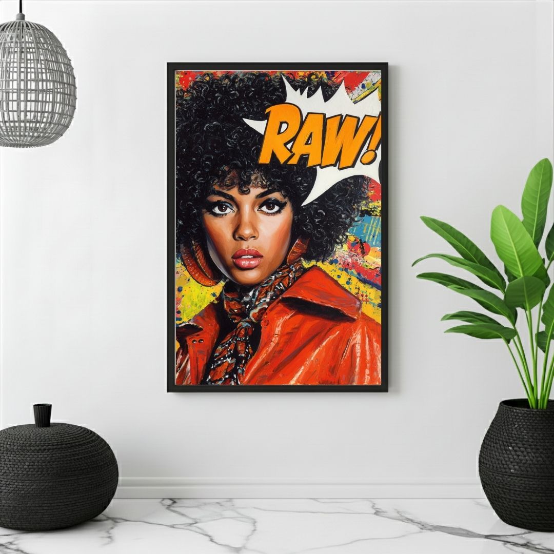 PRINTABLE WALL ART - 60S RAW