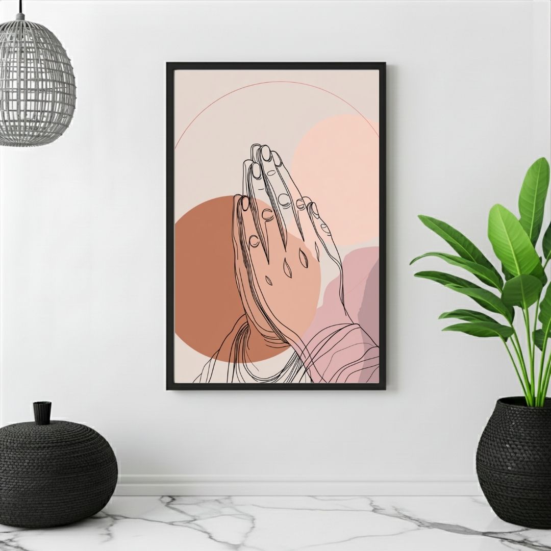 PRINTABLE WALL ART – PRAYING HANDS