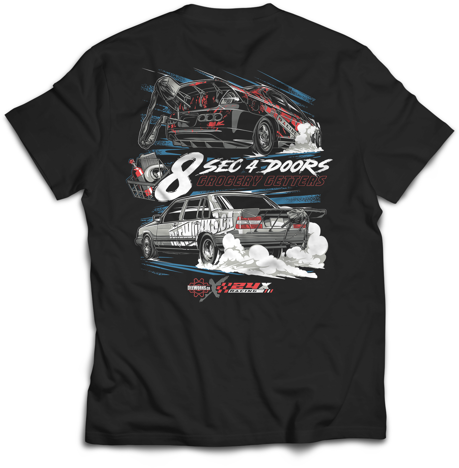 T-Shirt 8 Sec 4 Doors Grocery Getters