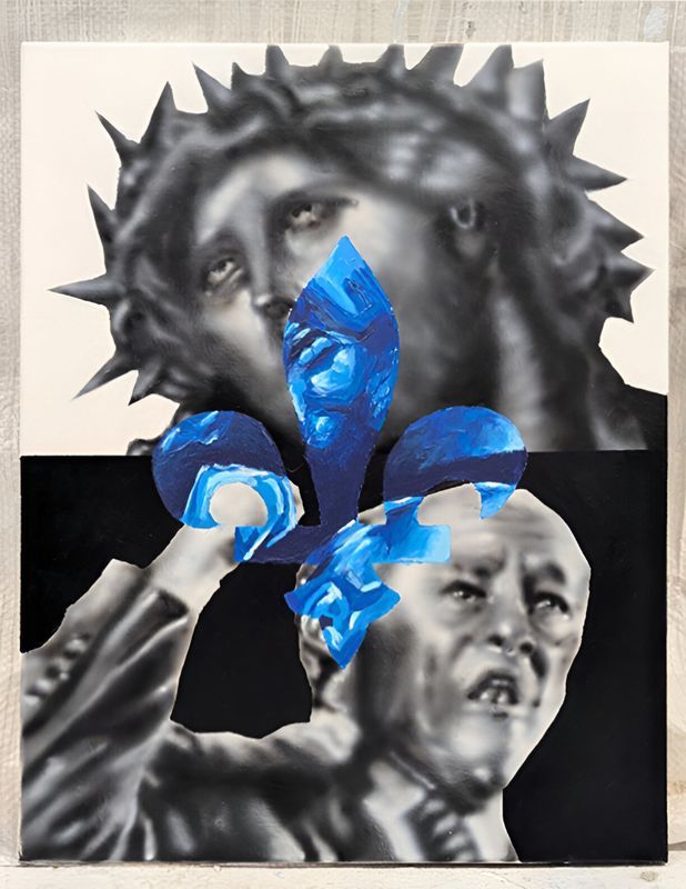 Mon martyr, original painting, 2025