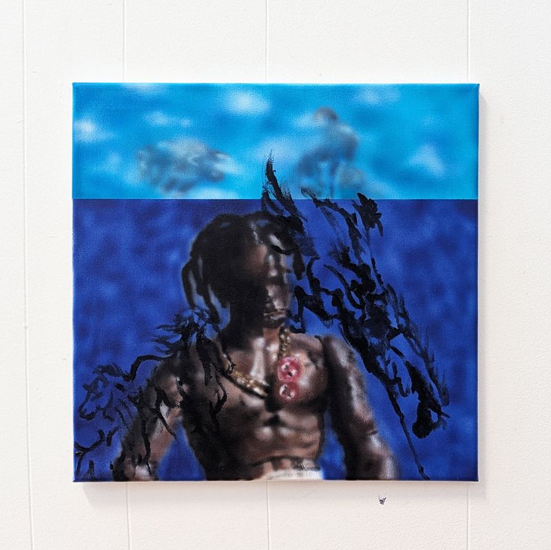C'pas mon premier rodeo l'gros, original painting, 2026