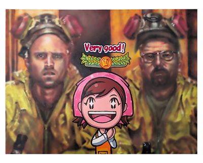 untitled breaking bad painting with mama, print