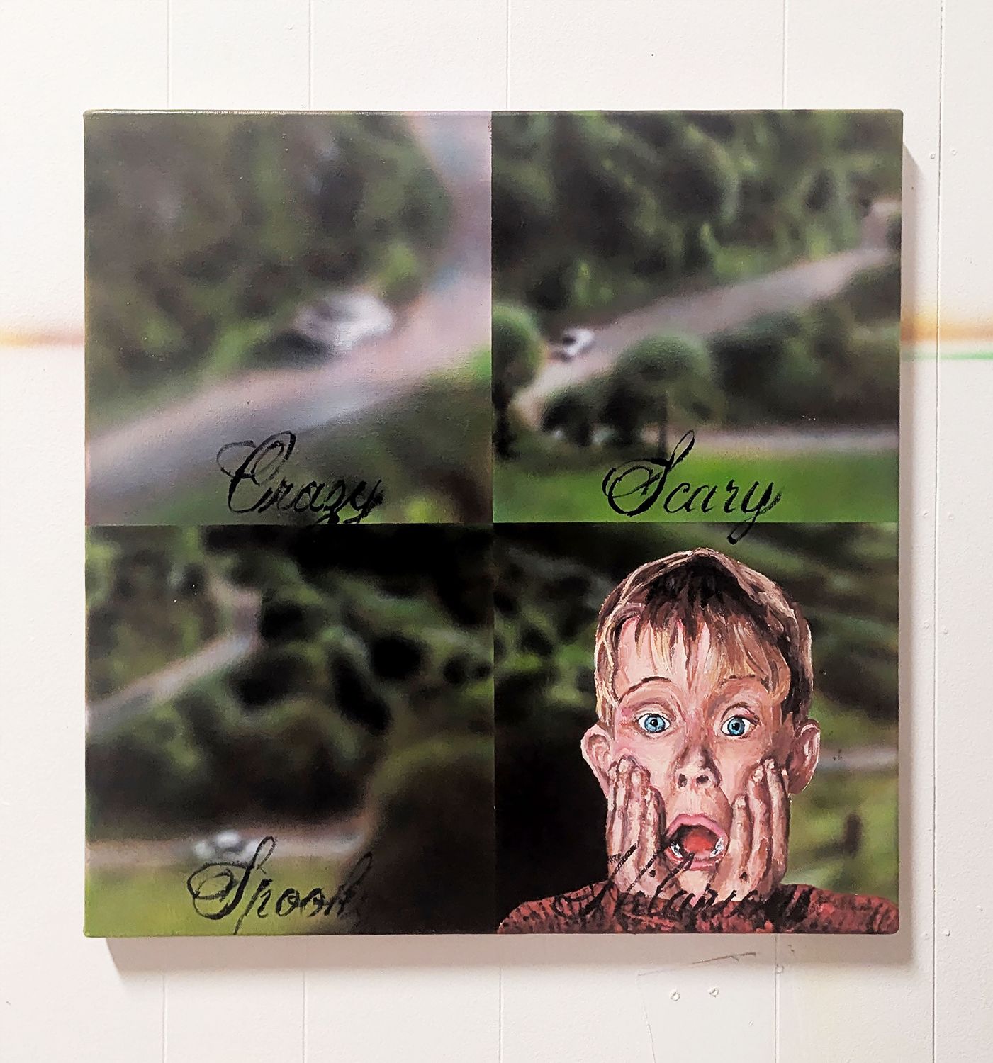 Crazy, Scary, Spooky, Hilarious, original artwork
