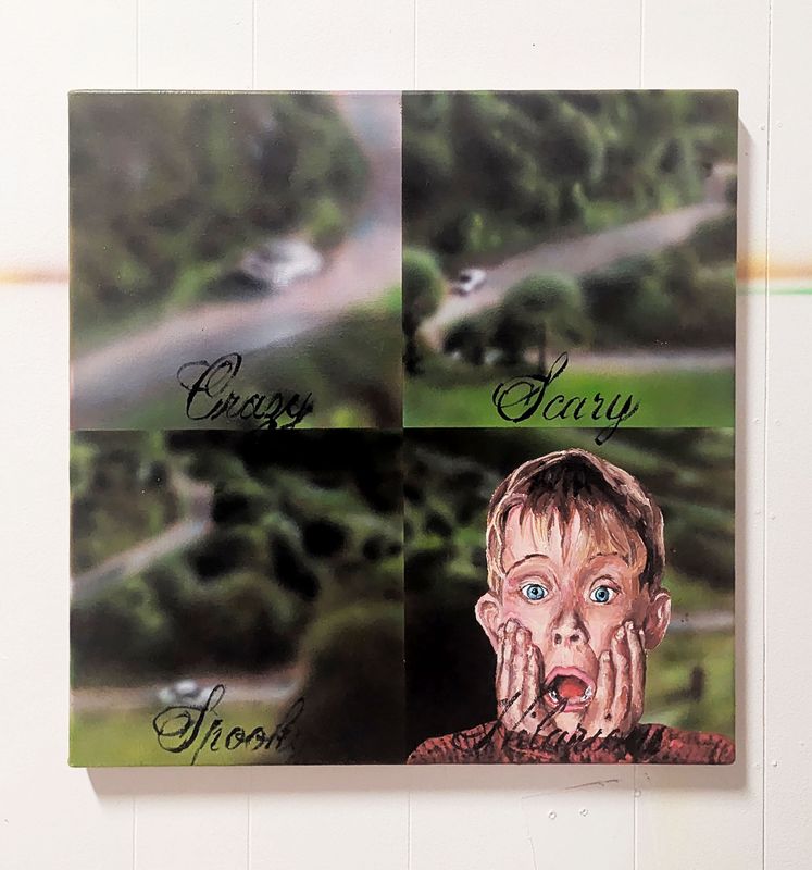 Crazy, Scary, Spooky, Hilarious, original artwork