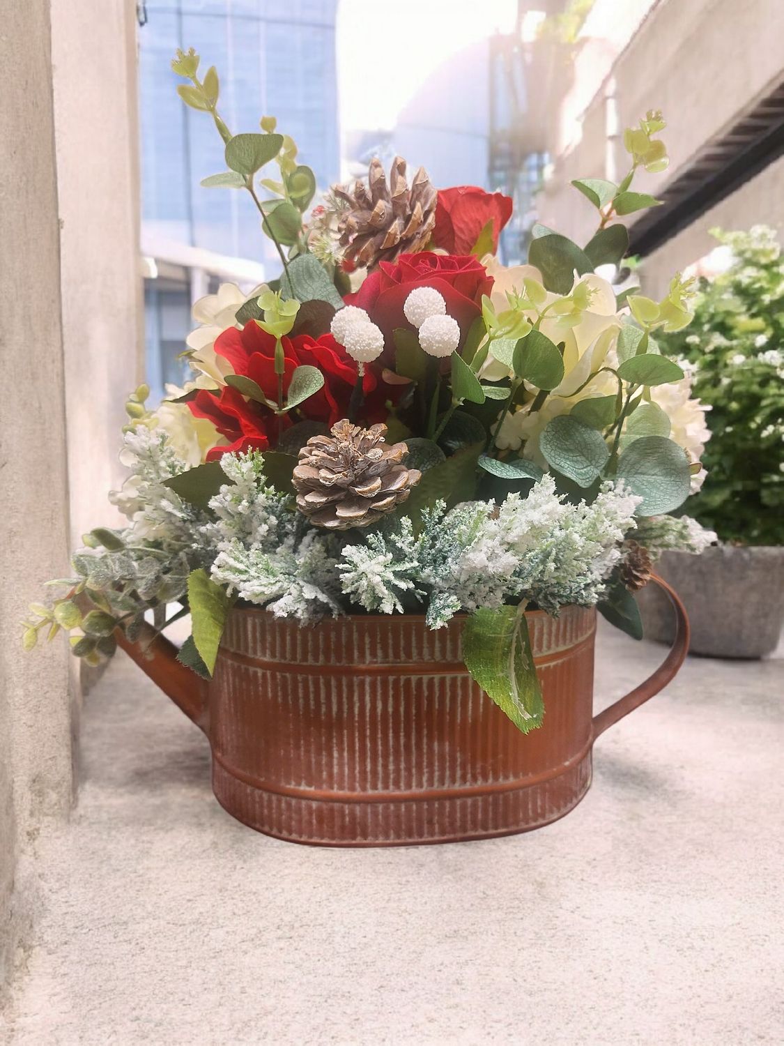 Festive Watering Can