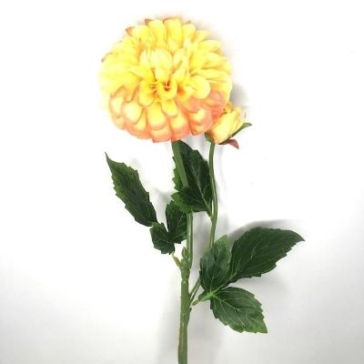 Pink Yellow Dahlia 59cm
