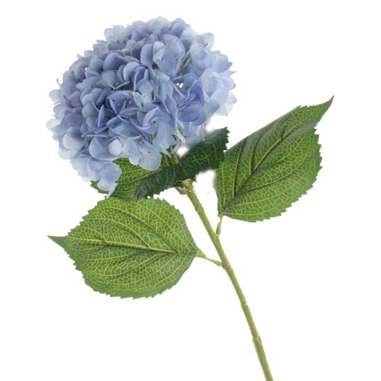 Pastel Blue Hydrangea 82cm