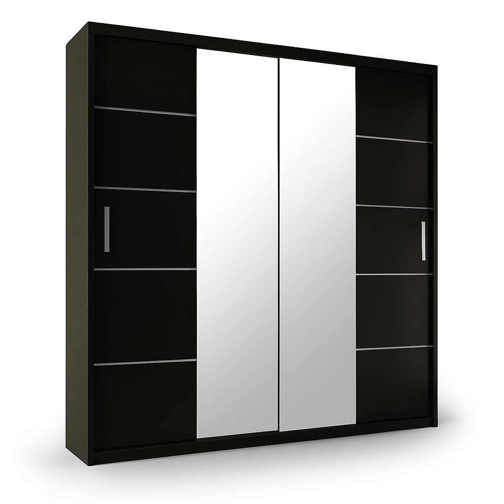 Sliding Mirror Door Wardrobe - Oslo