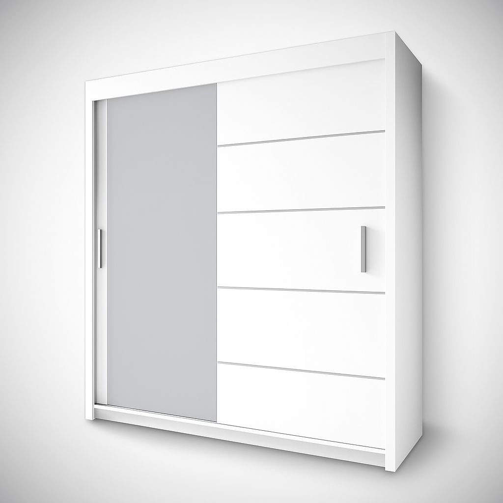Sliding Mirror Door Wardrobe - Lyon
