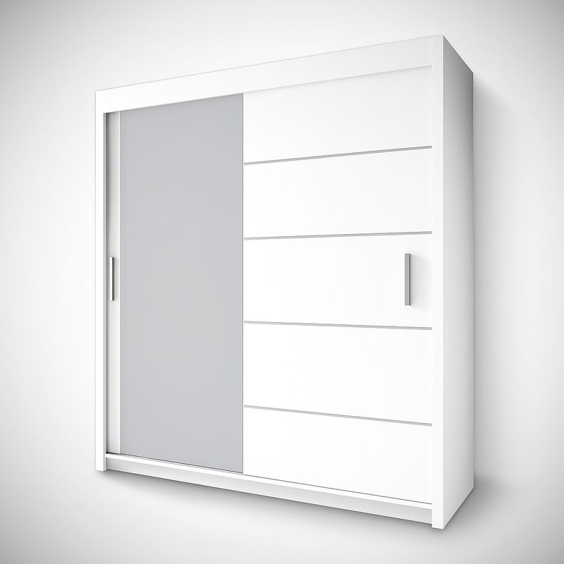 Sliding Mirror Door Wardrobe - Lyon