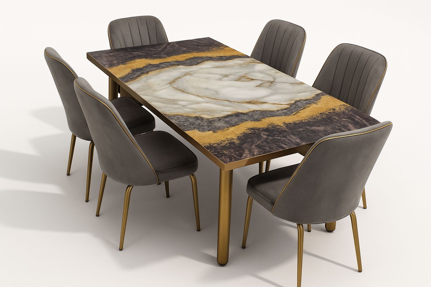 Madison Dining Table – Grey