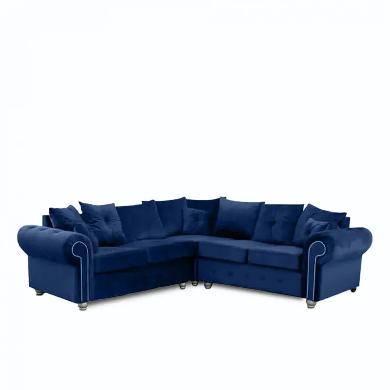 Plush Velvet Ashwin Universal Corner Sofa