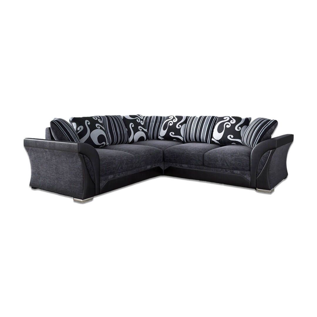 Shannon Corner Sofa- Chenille Fabric Luxury Sofa