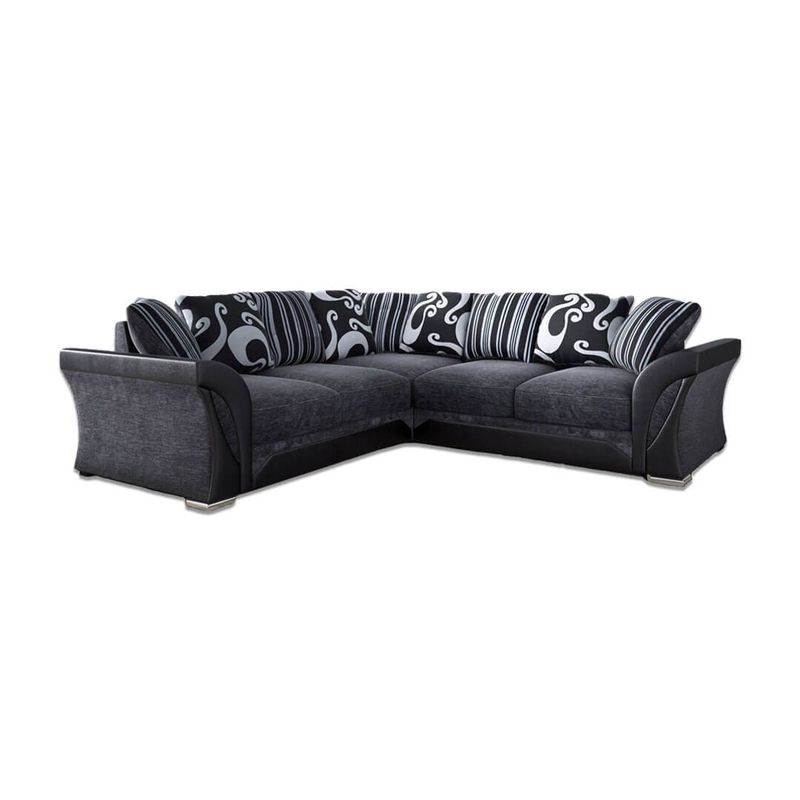 Shannon Corner Sofa- Chenille Fabric Luxury Sofa