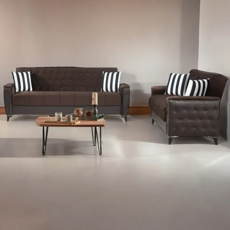 Turkish Rose 2 + 3 Seater Sofa Bed