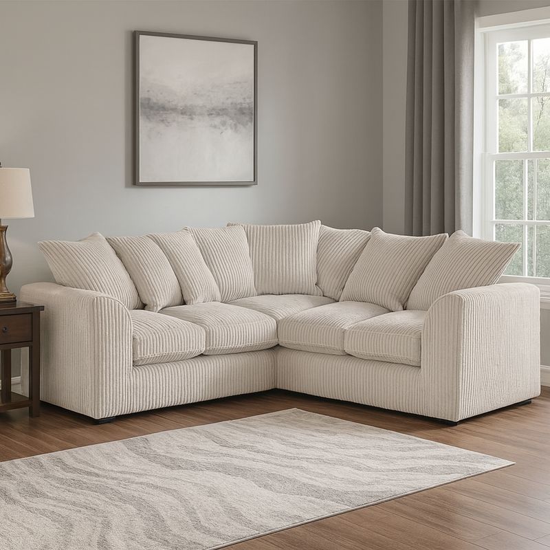 Dylan Jumbo Cord 5 Seater Universal Corner sofa