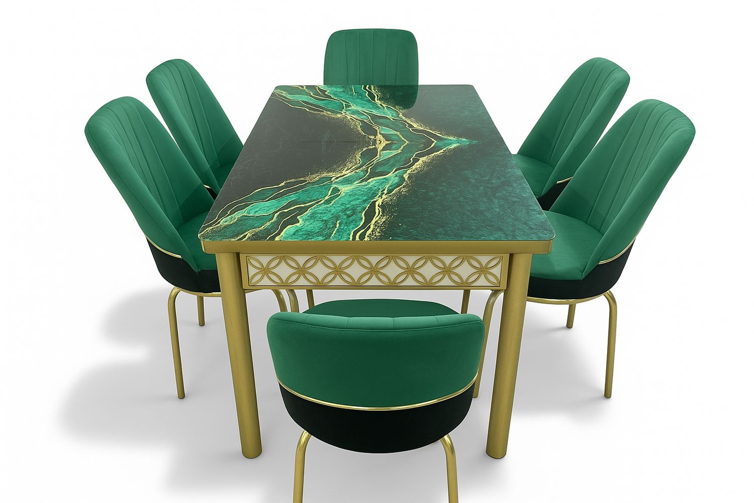 Madison Dining Table – Green