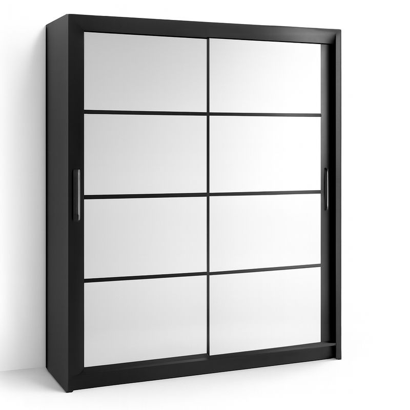 Sliding Mirror Door Wardrobe - Delta