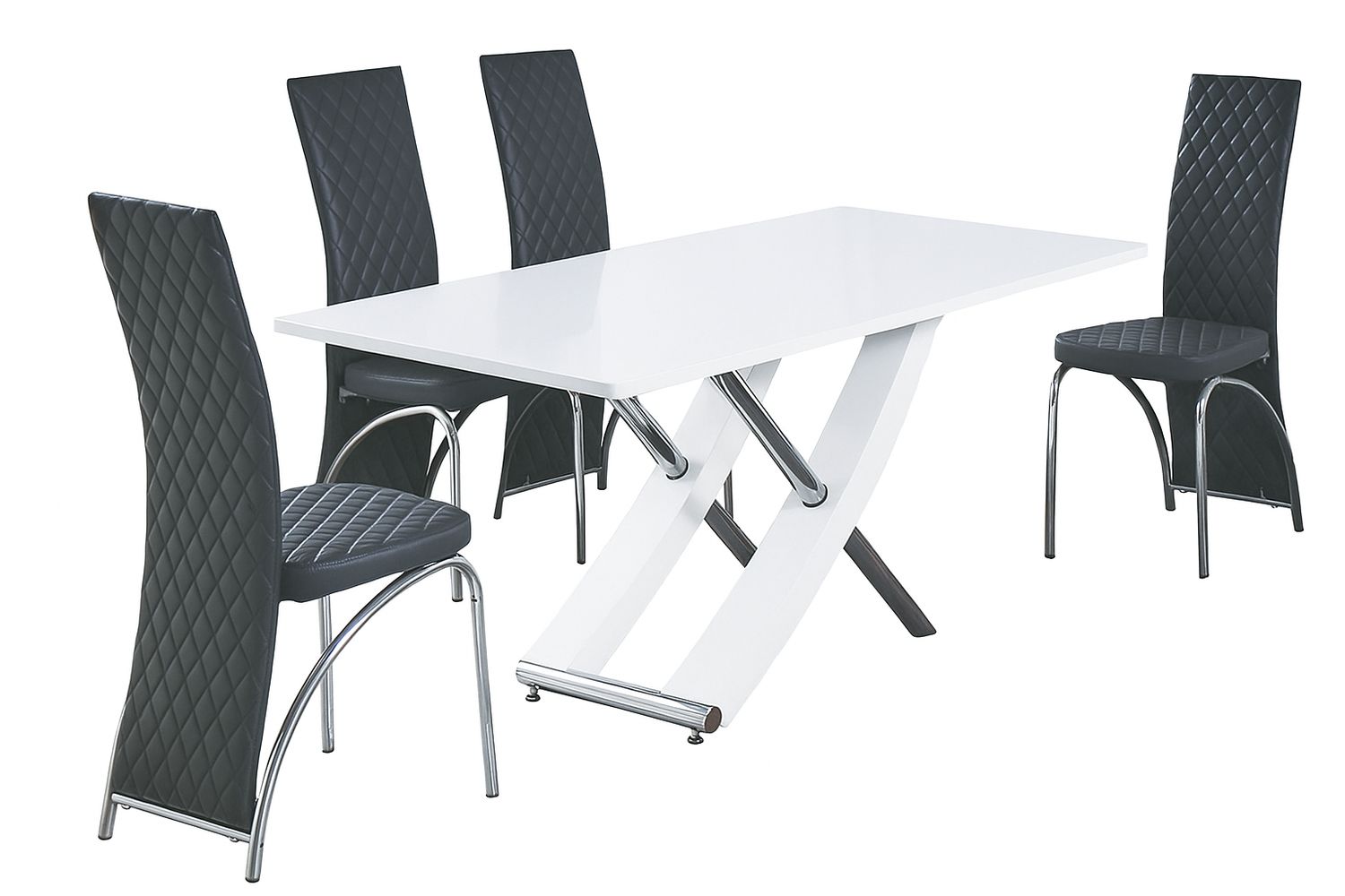 Carlo Dinning Set + 6 Chairs