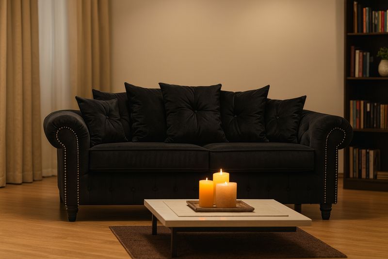 Plush Velvet Ashwin 2 Seater Sofa