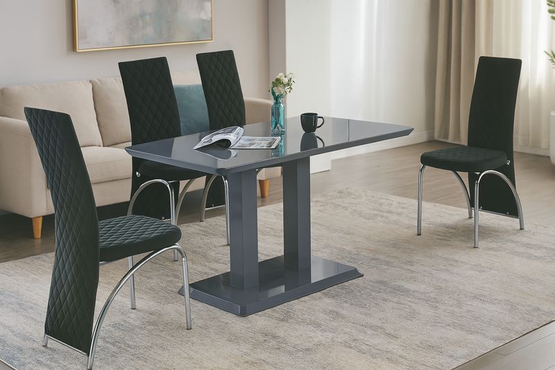 Rocco Dinning Set + 6 Chairs