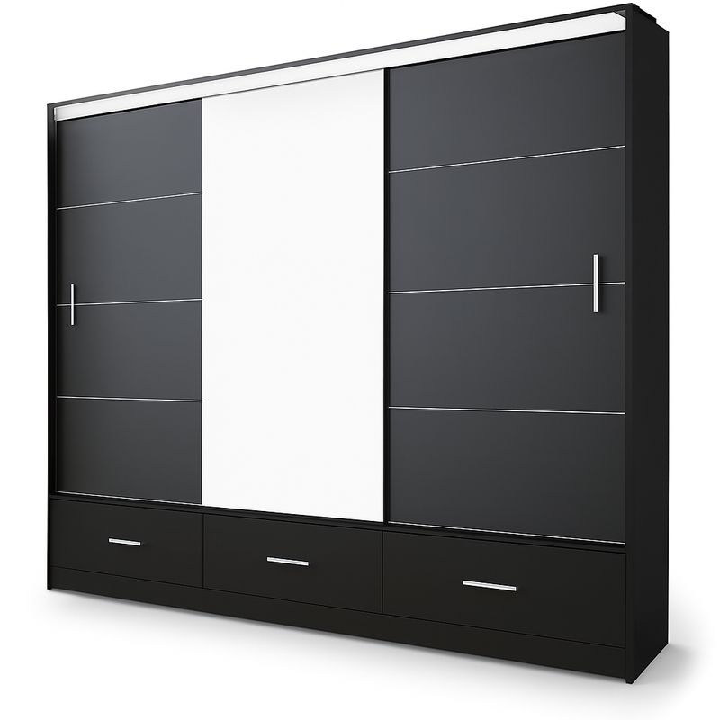 Florence High Gloss Wardrobe
