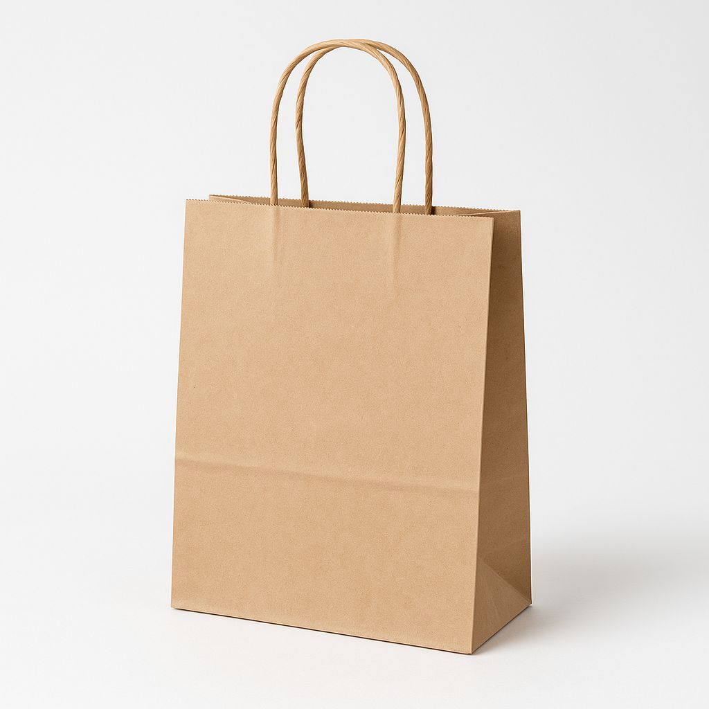 Twisted hand Kraft Paper bag -25pcs