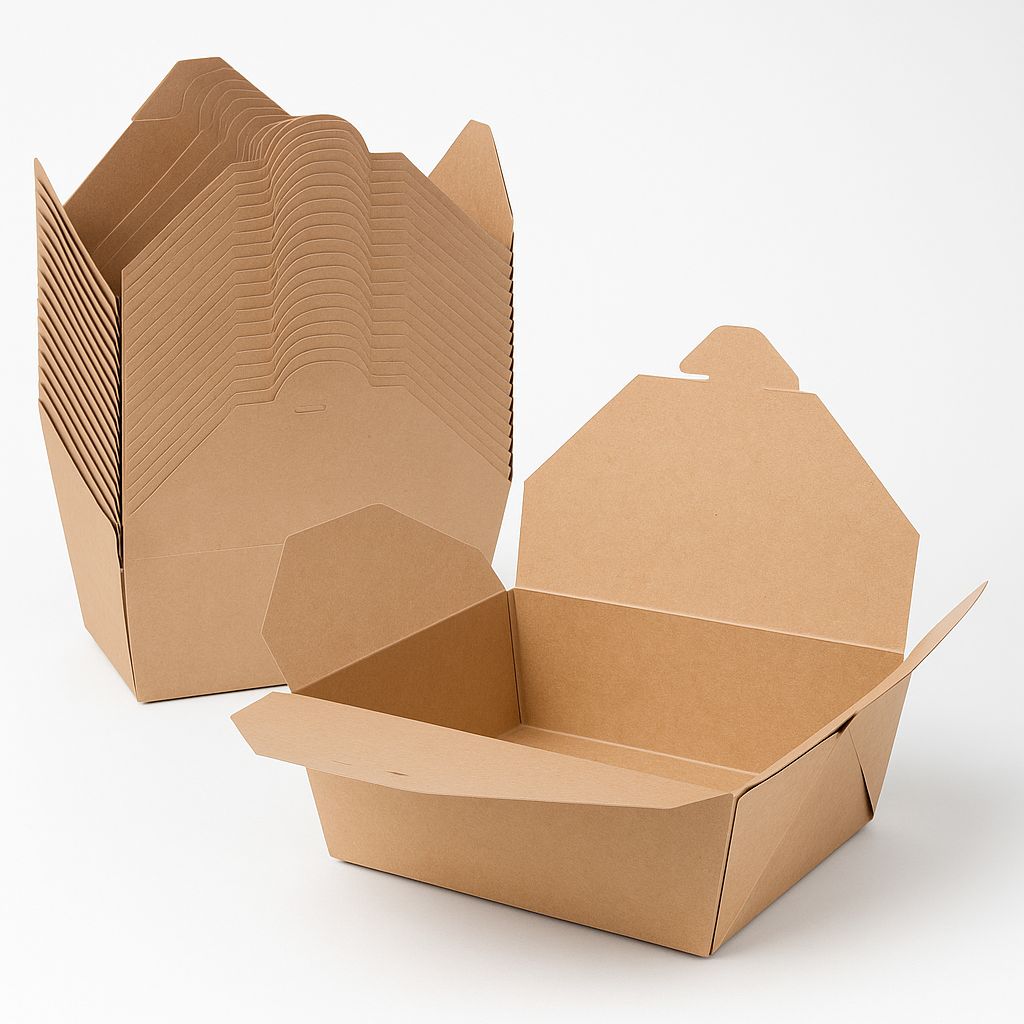 Kraft lunch box -25Pcs