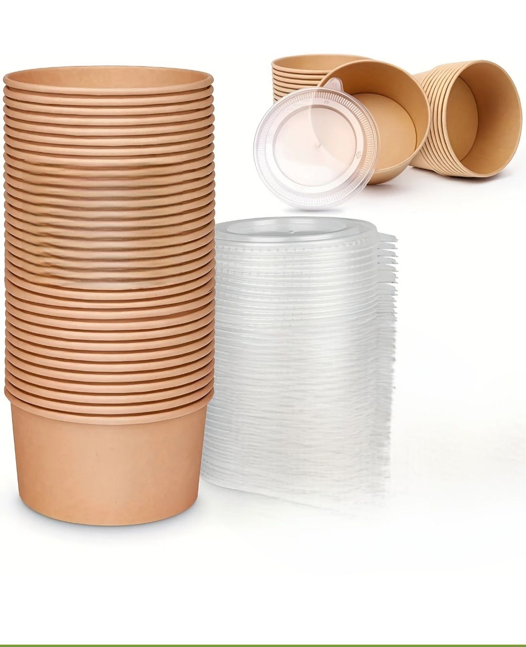 Round kraft bowl -Carton(600pcs)